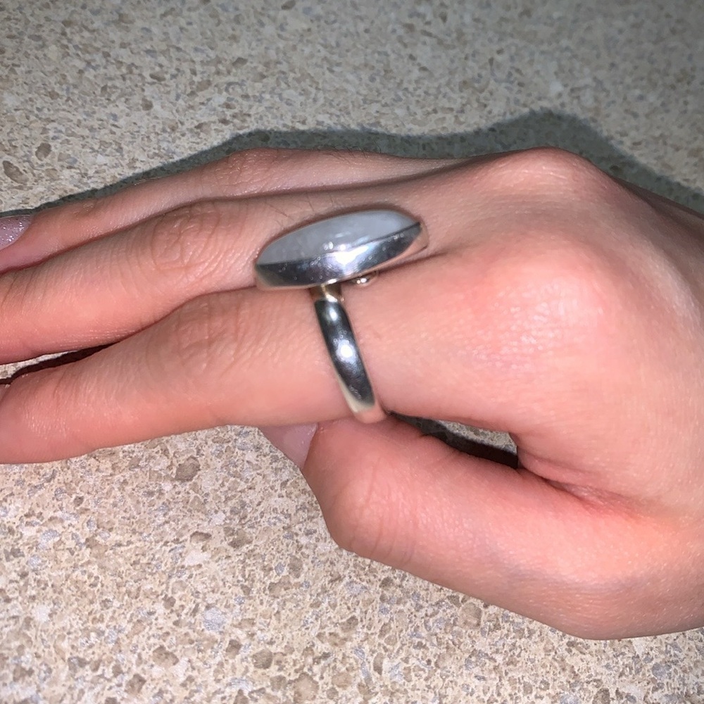 Adjustable Silver Ring - image 2